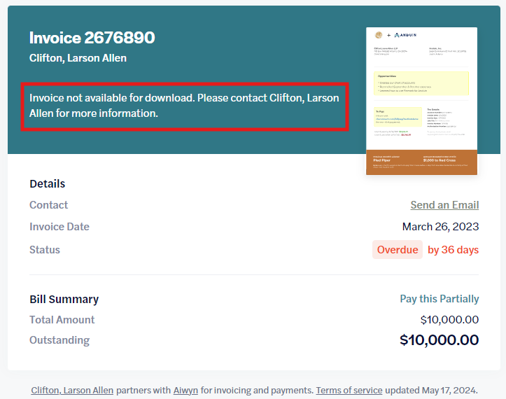 Demo Client Portal - Invoice No PDF.png